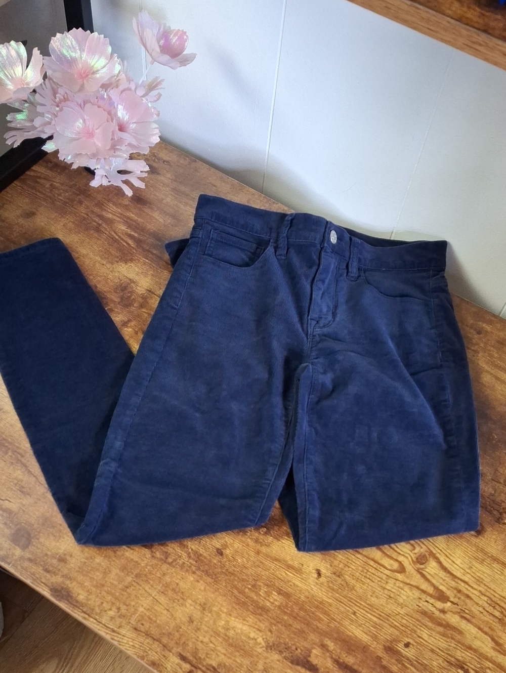 J. Crew Women's Navy Skinny Corduroy Size 25